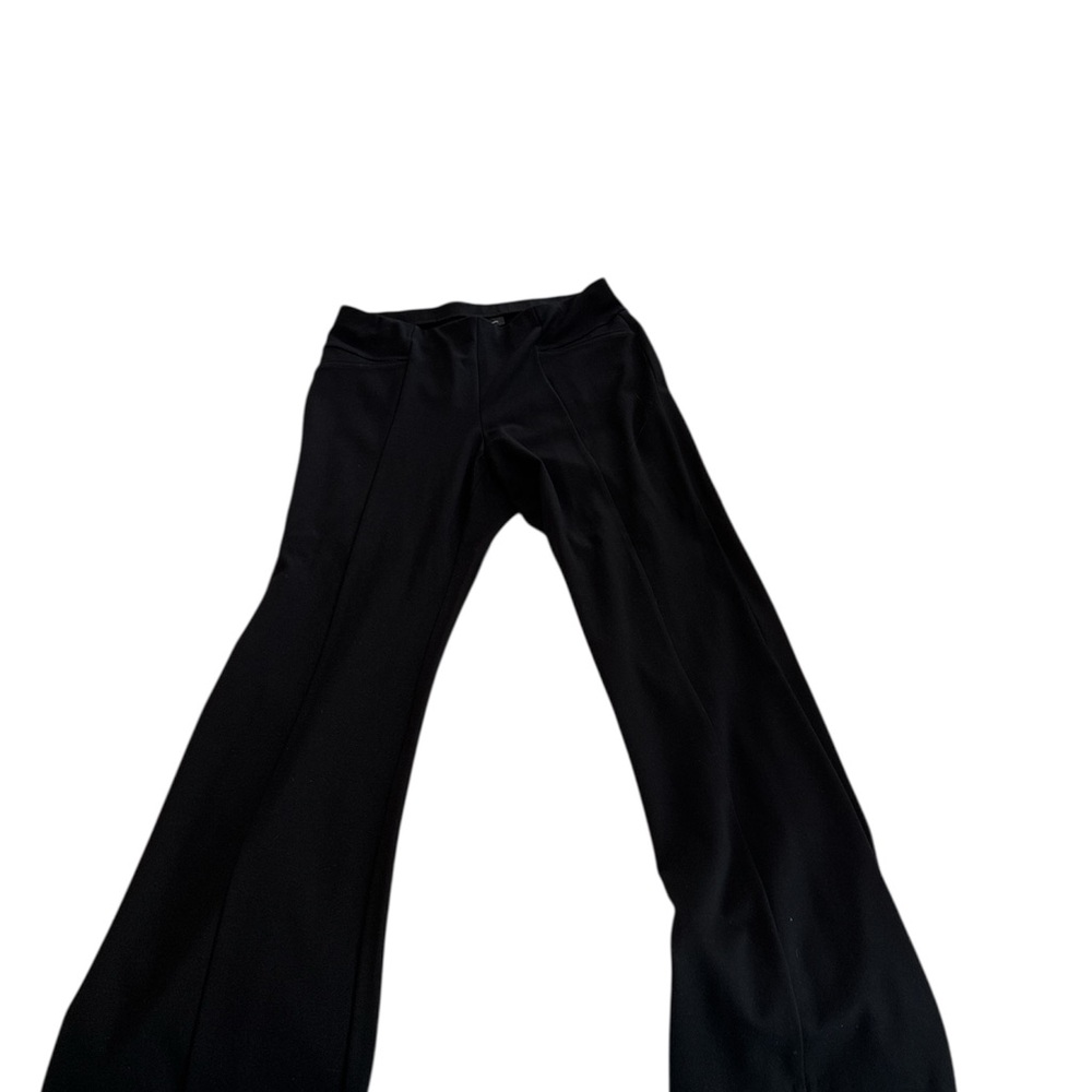 INC international concepts Black Flared wide leg Pants size 12 - Picture 4 of 10